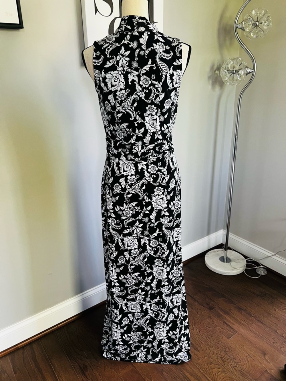 White House Black Market Floral Maxi Dress - Picture 4 of 8